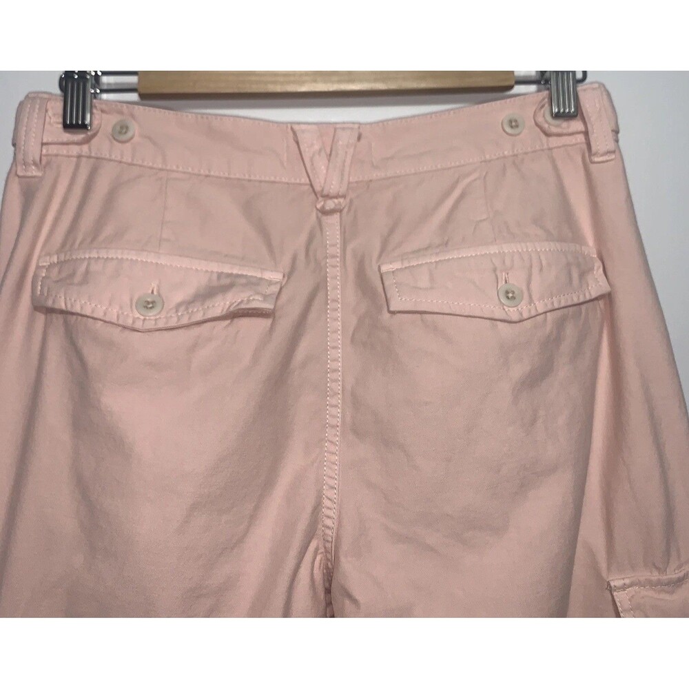 Madewell Womens Sz 27 Pink Low Slung Straight Fit Cargo Pants - Picture 5 of 7
